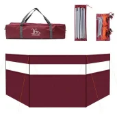 Multifunction sun protection camping windproof PVC window paravent waterproof outdoor wind screen awning canopy