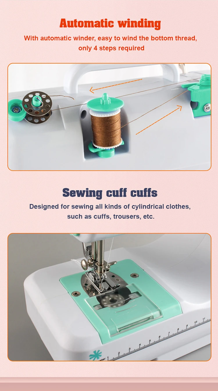 FHSM-505G Manual Household Sewing Machine   China  Sewing Machine for Fashion Designer