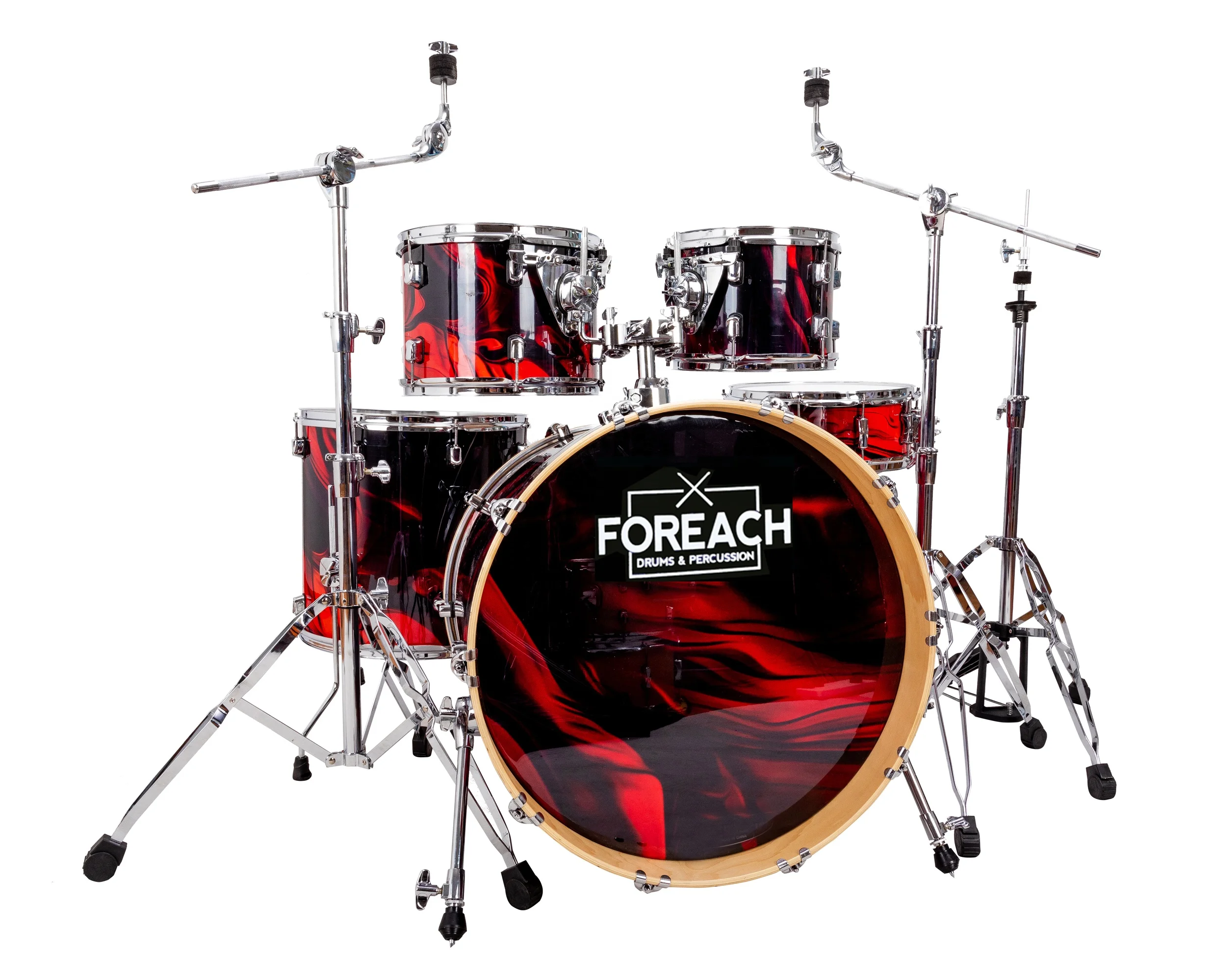 Custom Design FOREACH Printed PVC Drum Set Drum Kit