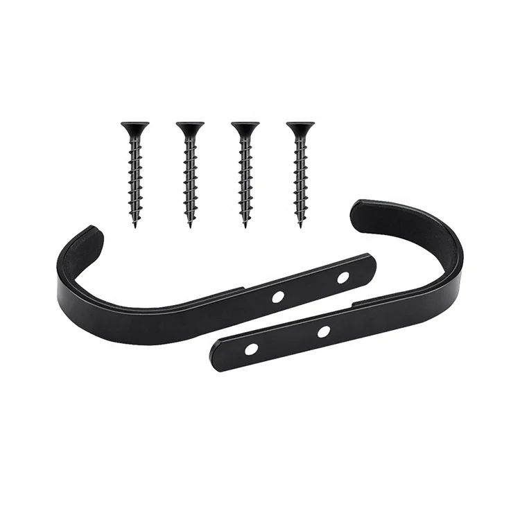 Stainless Steel Wall Mount Storage Rack Arm Hangers Pair with 4 Philips Screws