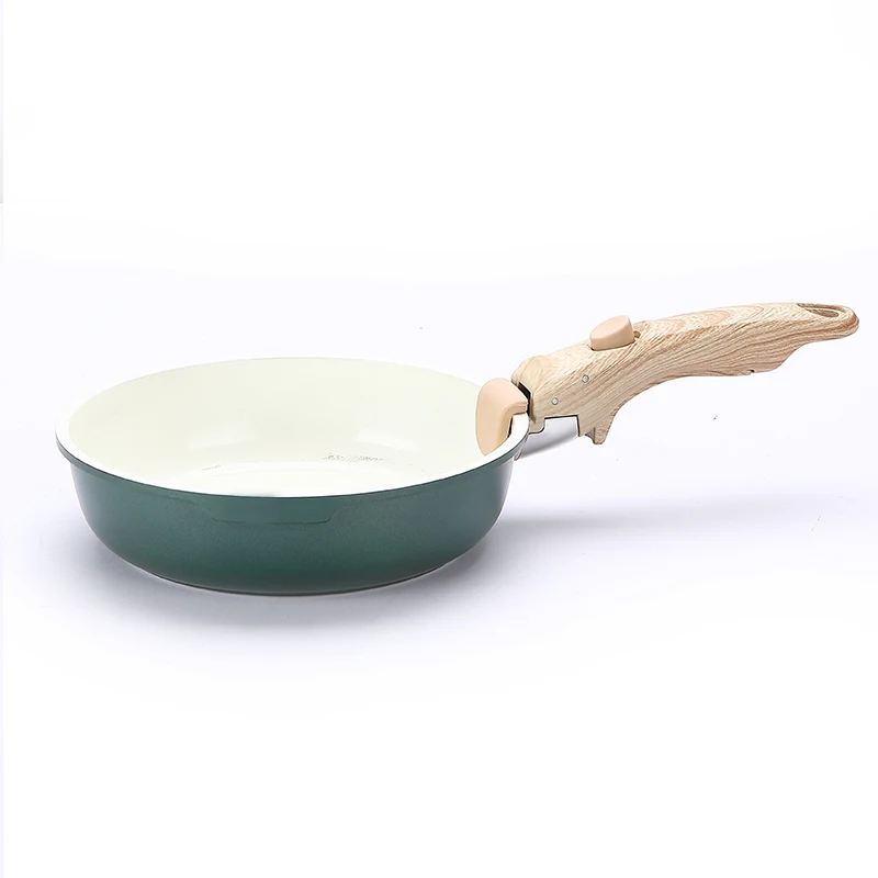 Direct Factory Supply Home Kitchen Removable Handle Aluminum Frying Pan 20cm nonstick frying pan