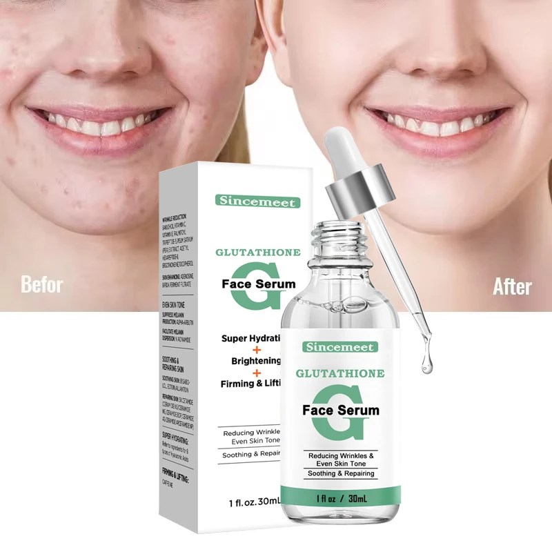 Wholesale Natural Correct Skin Serum Glutathione Brightening Whitening Skin Care Facial Serum For Dark Spot Remover