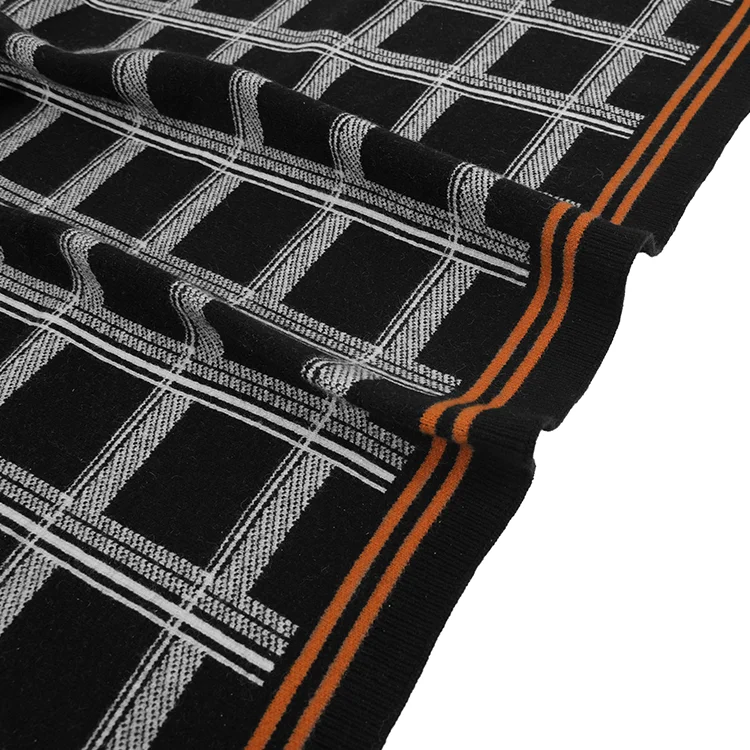 2022 New Style Children Wear Girls Autumn Long Sleeve Sweater  checkered Cool Tops Kids Casual V-neck Knitted Blouse