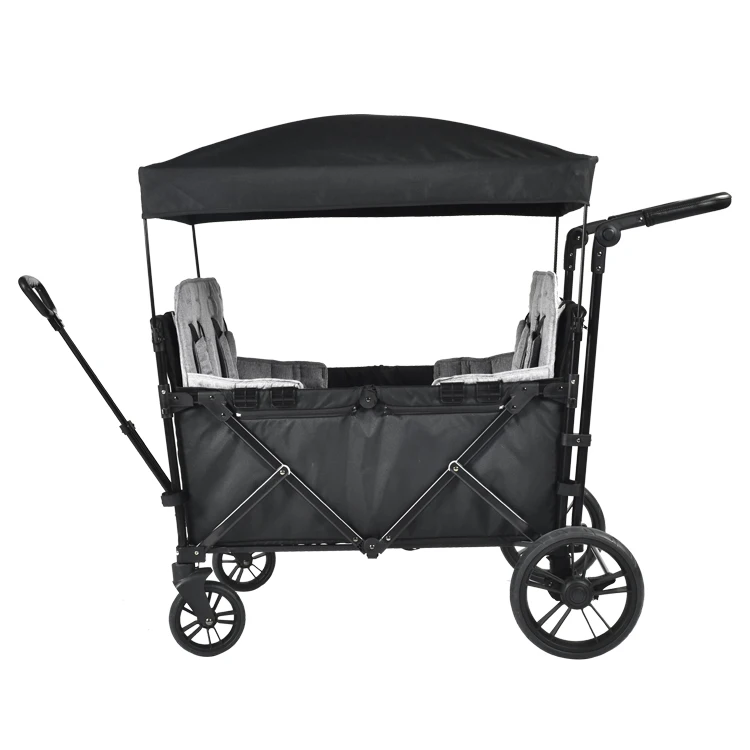Kids Wagon Folding Baby Stroller Baby Travel stroller Tent Camping With Big Wheels New Design Canopy Collapsible Wago