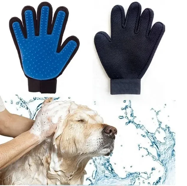 Wholesale  Pet Bath Quality Cleaning TPR Fiber Dog Pet Grooming Brush