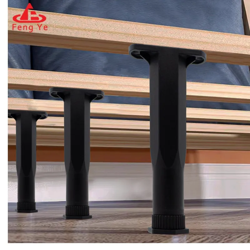 Factory bed support legs Furniture plastic feet Black Feet for Kitchen Cupboard Cabinet furniture Leg