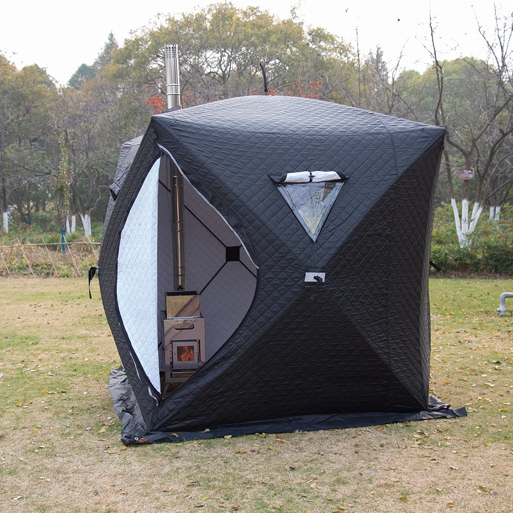 Excellent Value Camping Tent Folding Portable Sauna Tent Wind and Snow Proof Ice Fishing Tent
