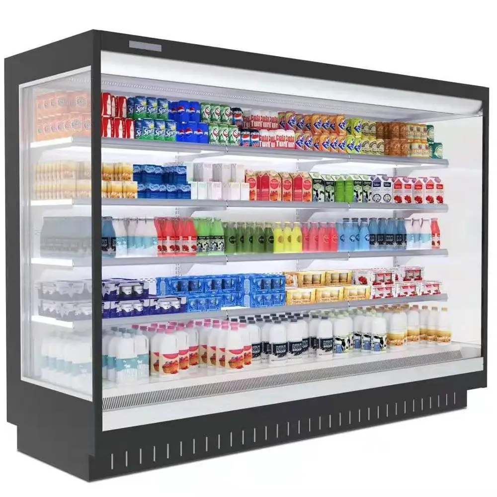 Новое поступление, охладитель для супермаркета, для удобного магазина, на открытом воздухе, мерчендайзер