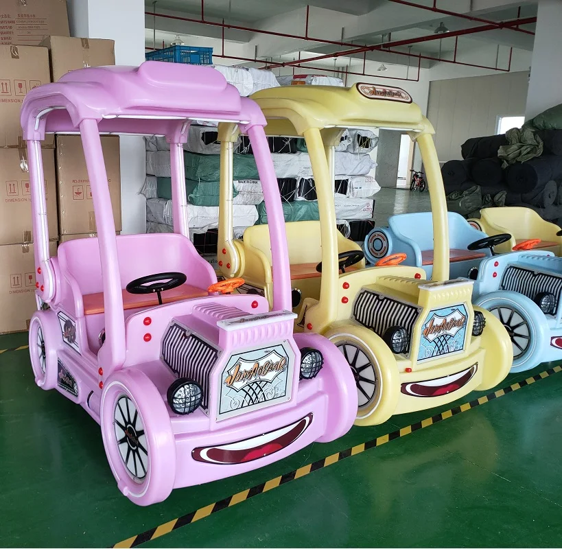 New design kids game machine roof vintage battery electric bumper cars supplier for sales