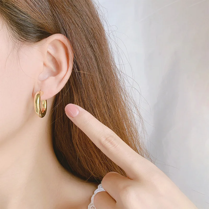 Wholesale Earrings Necklace S Shaped 925 Sterling Silver Safety Pin Women Men Genuine Solid Cubic Zirconia Round Stud