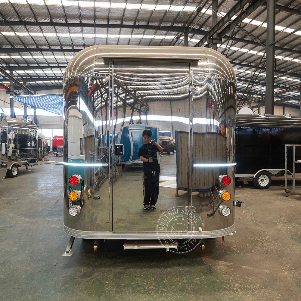 Stainless steel coffee mobile food trailers  custom airstream coffee for sale usa Australia UK