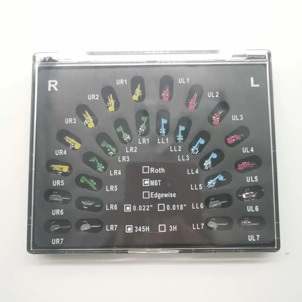 Manufacturer Orthoontic Metal Roth Passive Self Ligating Orthodontic Brackets Orthodontic Braces