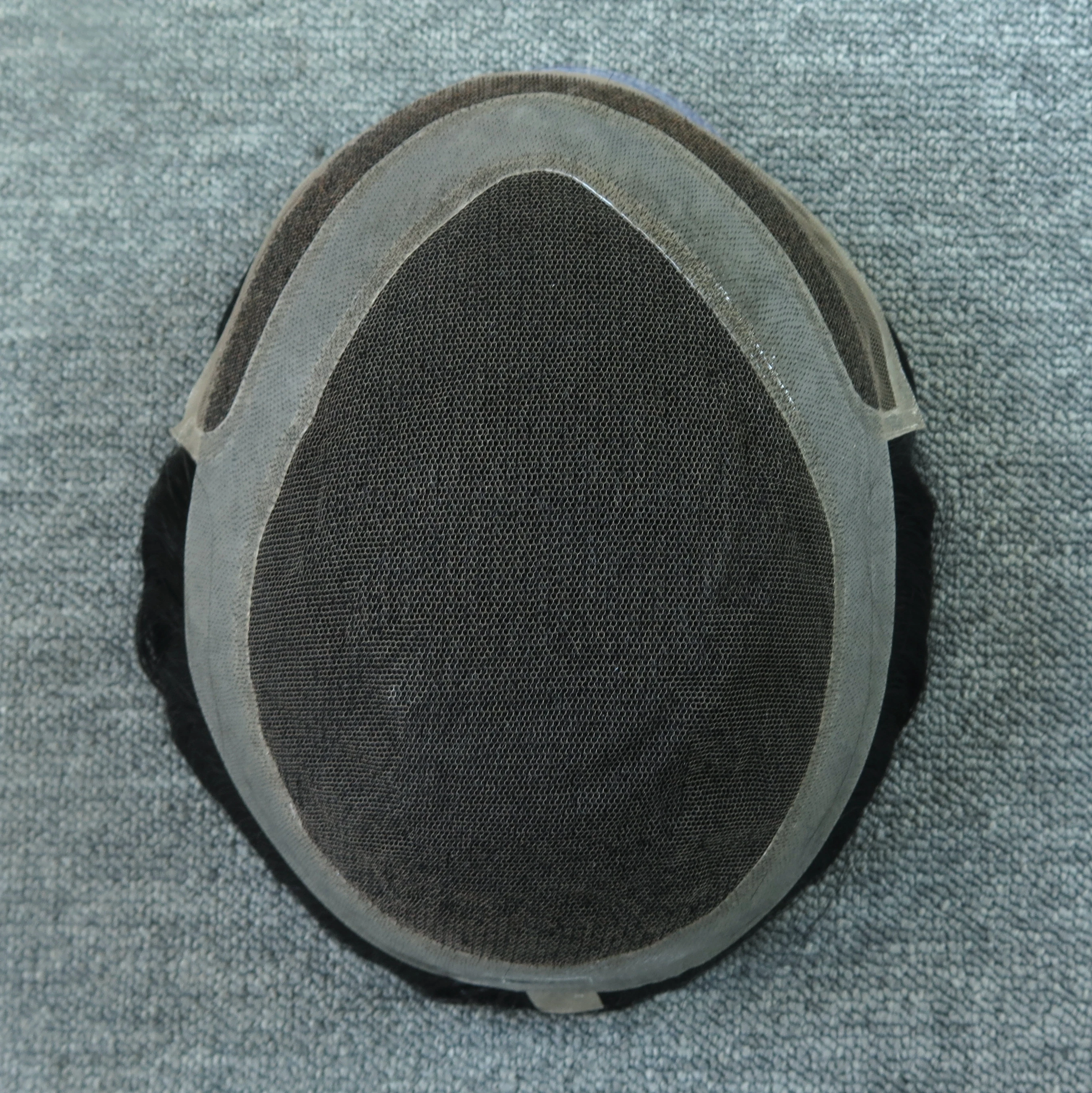 New swiss lace 100% human hair toupee fine mono man hair wigs lace front men toupee