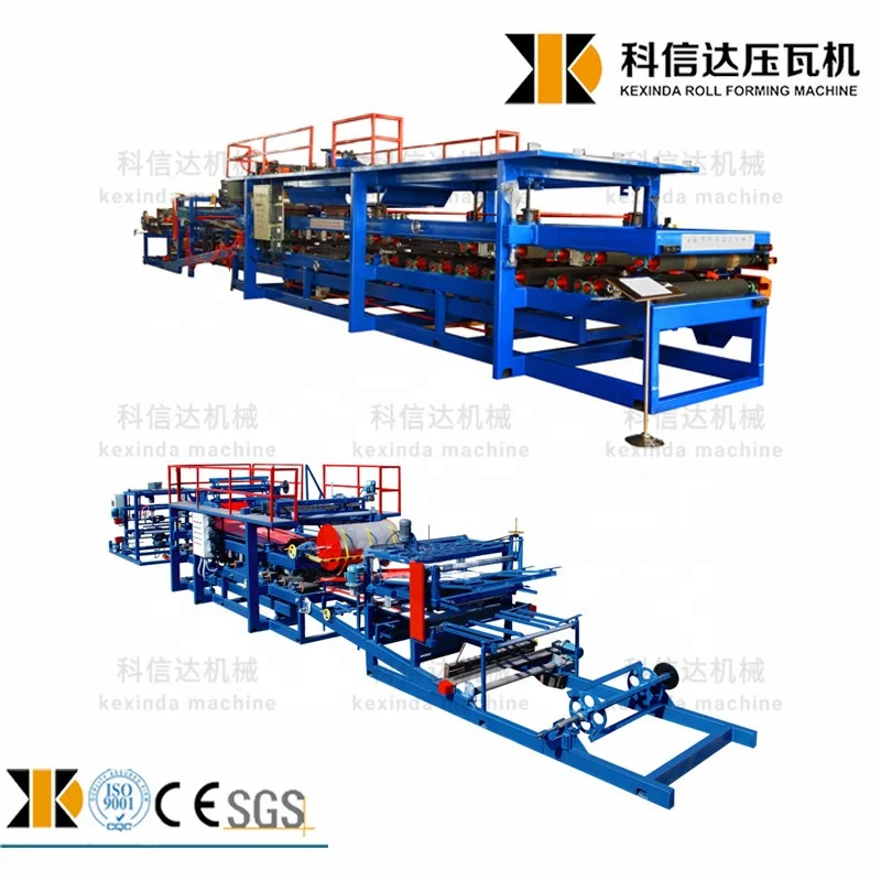 
EPS/rockwool Sandwich Plate For Production Of Insulation Board Roll Forming Machine 