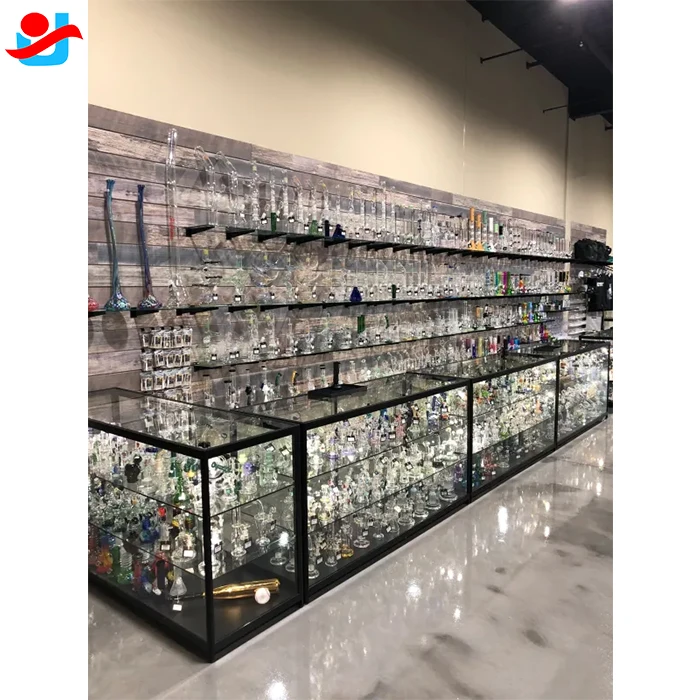 Высококачественная витрина для демонстрации аксессуаров украшений в розничном магазине 4 фута черного цвета