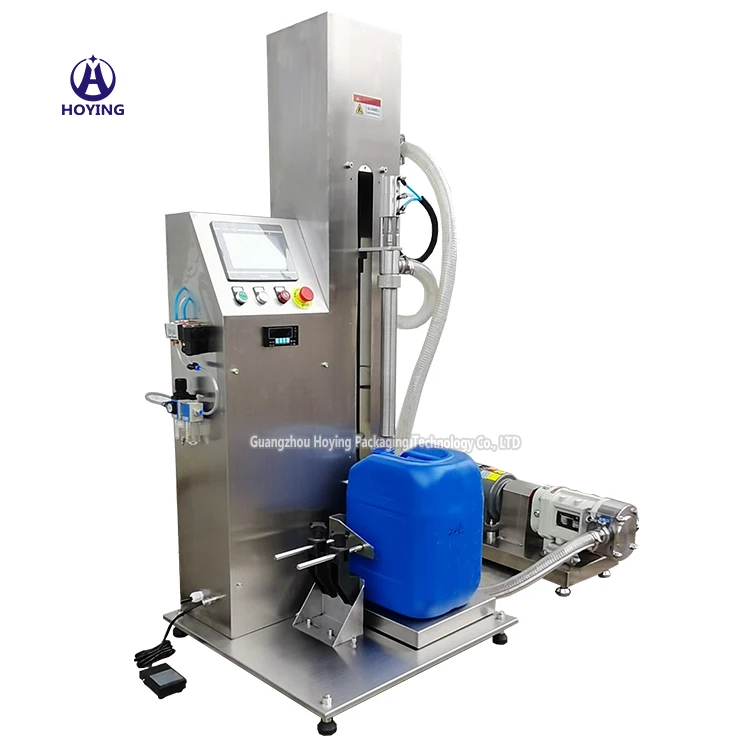 semi automatic digital Bucket Filling Equipment Two Filling Heads Chemical Drum packaging machines line manufacturer