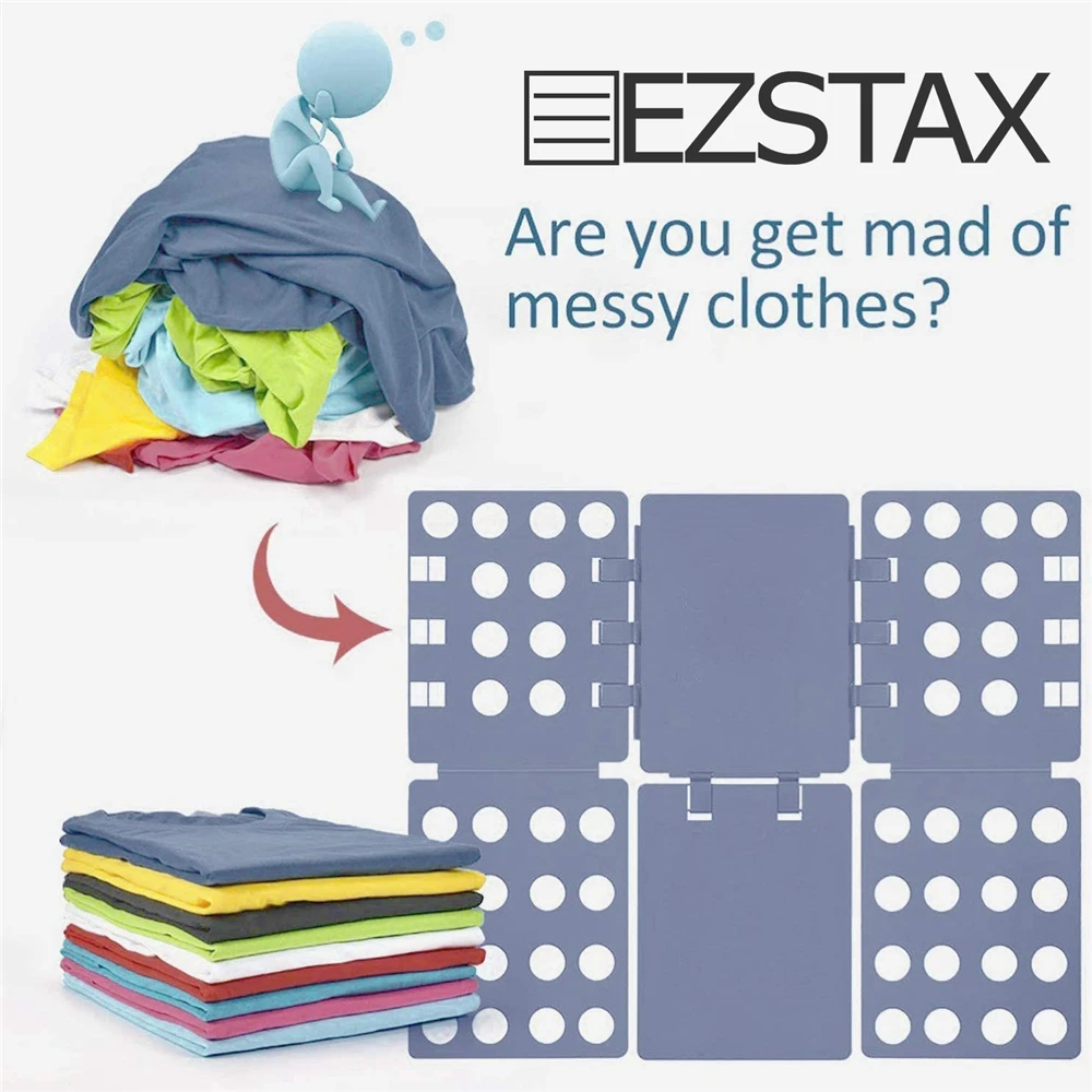 
EZSTAX Brand Plastic T-shirt Magic clothes folder For Adult Garment Board 