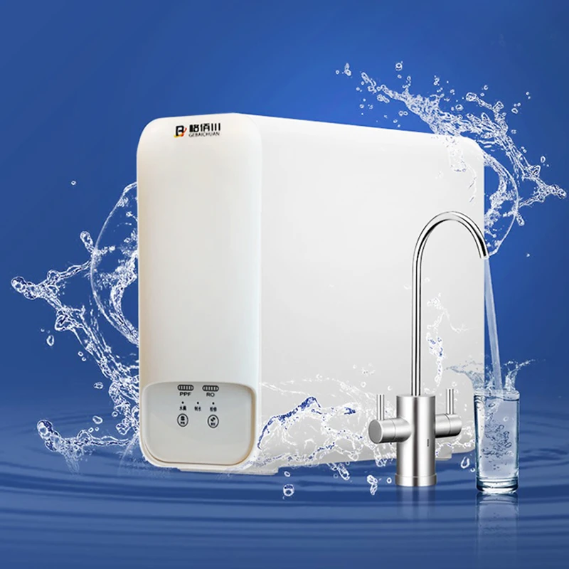 Countertop home 5 stage mini uf hot cold reverse osmosis water purifier smart uv desktop household  water filter