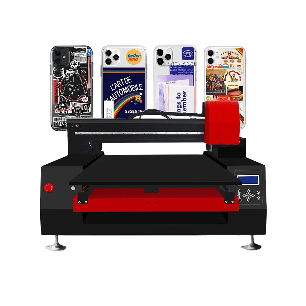 Jetvinner uv dtf label two printer head xp6090 uv printing machine T-shirt printer