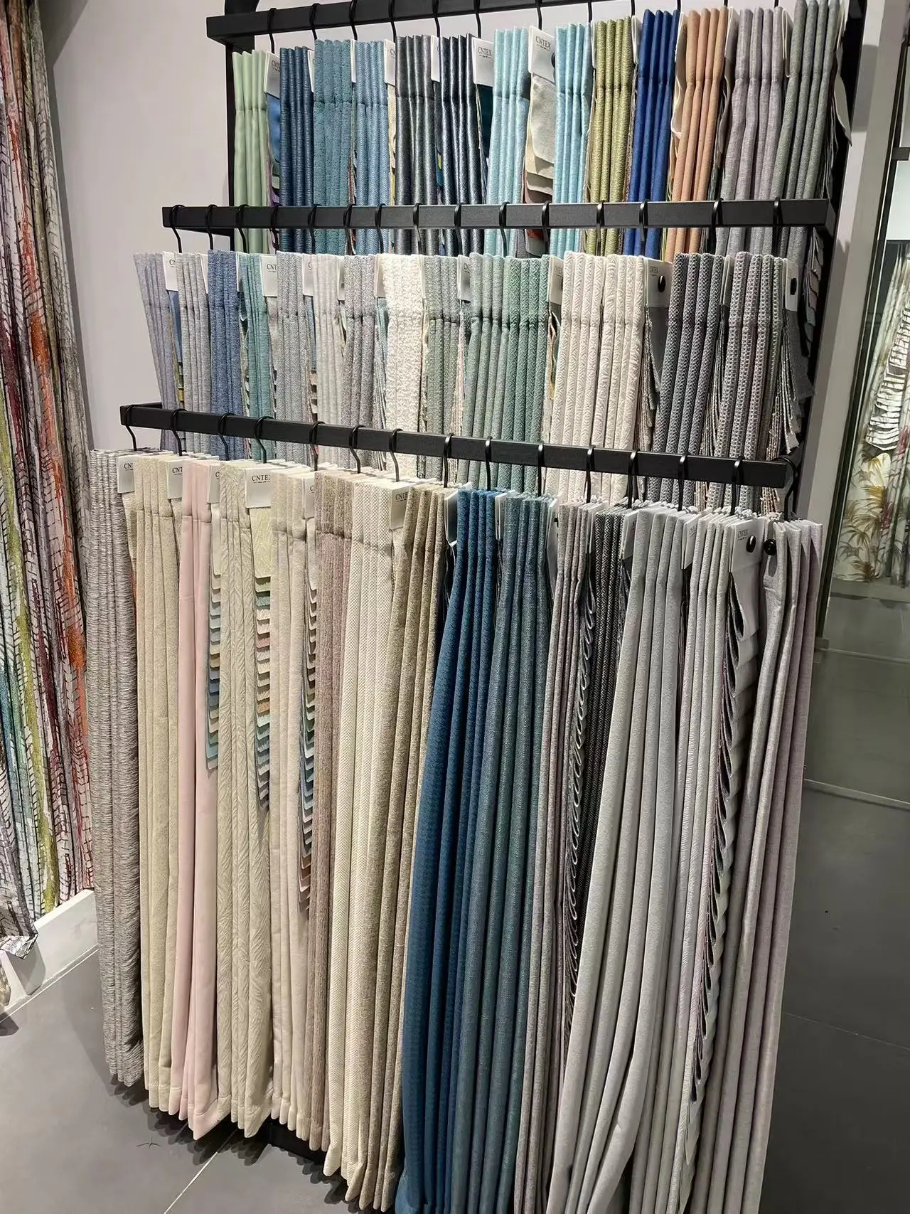 upholstery90% polyester10%linen   curtain fabric for bedroom and living room