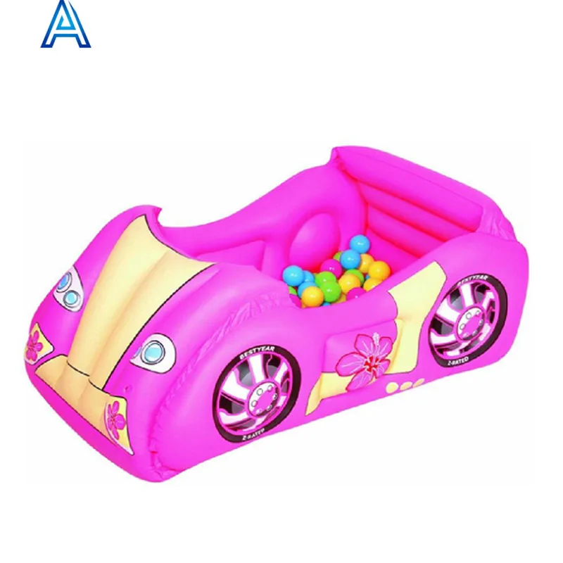 OEM customize design cute kids children vinyl PVC inflatable pool water float car baby boat raft seat toy
