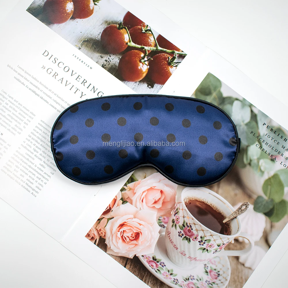 Hot sale frozen gel ice pack eye mask polka dot cold compress cooling eye mask beauty & personal care