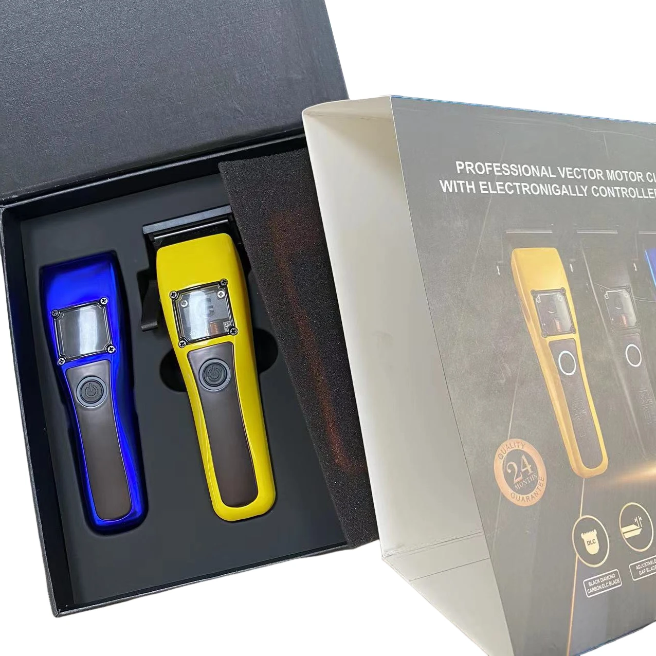 4D G28 9500 RPM DLC blade  High Speed Motor powerful cordless electric professional hair clippers for men