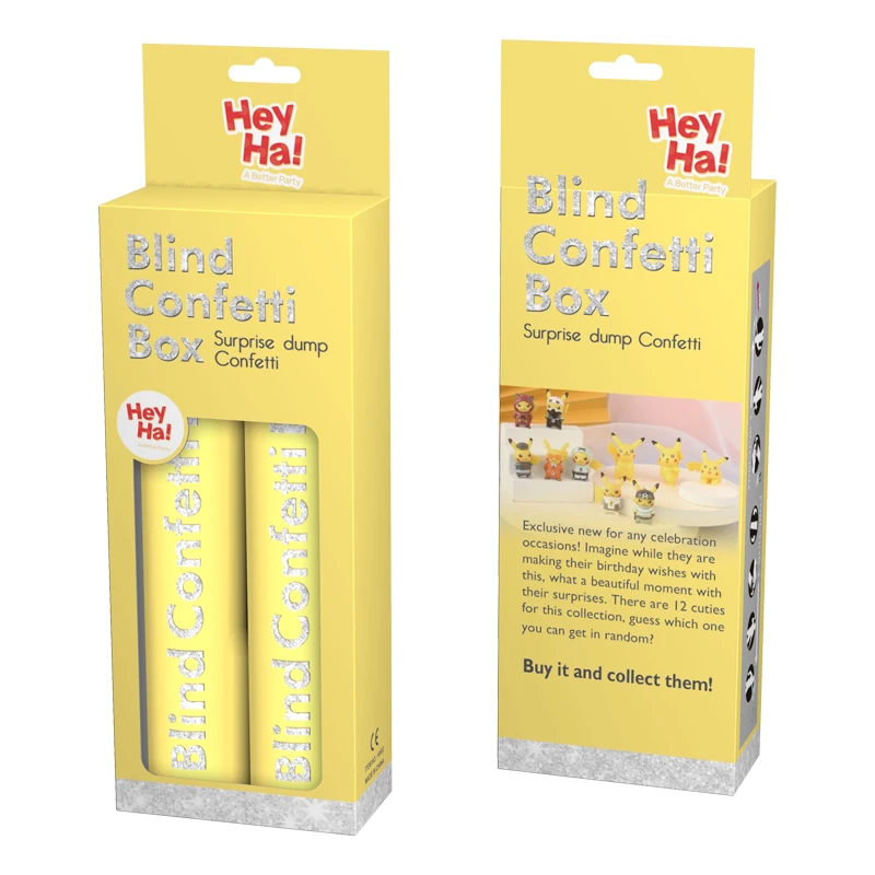 Non gas mixed paper confetti paper soaring streamer hand throw streamer blind confetti box