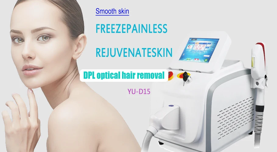 Best price 2 in 1 skin tightening improve coarse skin DPL permanent hair removal laser ipl for women