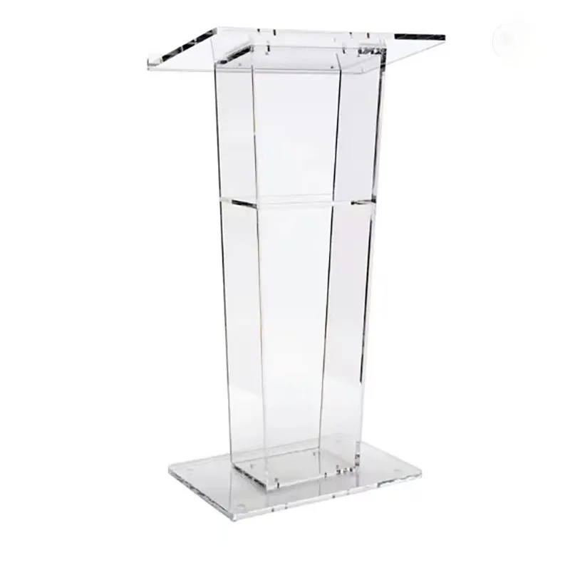 Factory Price ModernDesign Other Commercial Furniture Church Transparent Acrylic Podium Pulpit Lectern