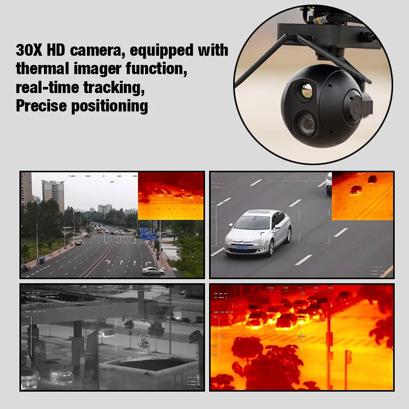 30X EO/IR Dual Sensor Drone Zoom Camera With 360 Degree Night Vision for Iinspection,Surveillance,Search