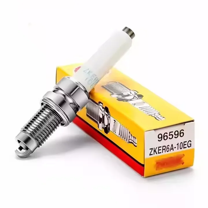 Оригинальная ZKER6A-10EG 96596 платиновая иридиевая Свеча зажигания для VW Cross POLO Golf Skoda NGK свечи