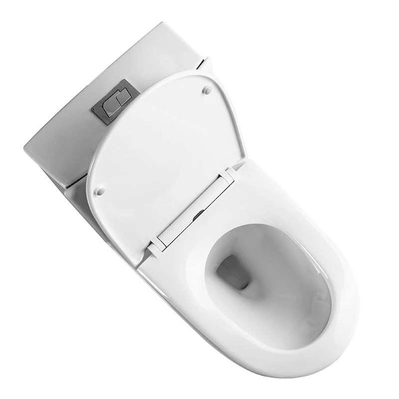 Empolo Luxury Toilets Ceramics White Wc One Piece Sanitary Ware Toilet Set Seat Bowl for Hotel Bathroom