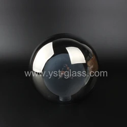 Amber Glass Globe G9 thread double layers indoor wall Lighting glass shade