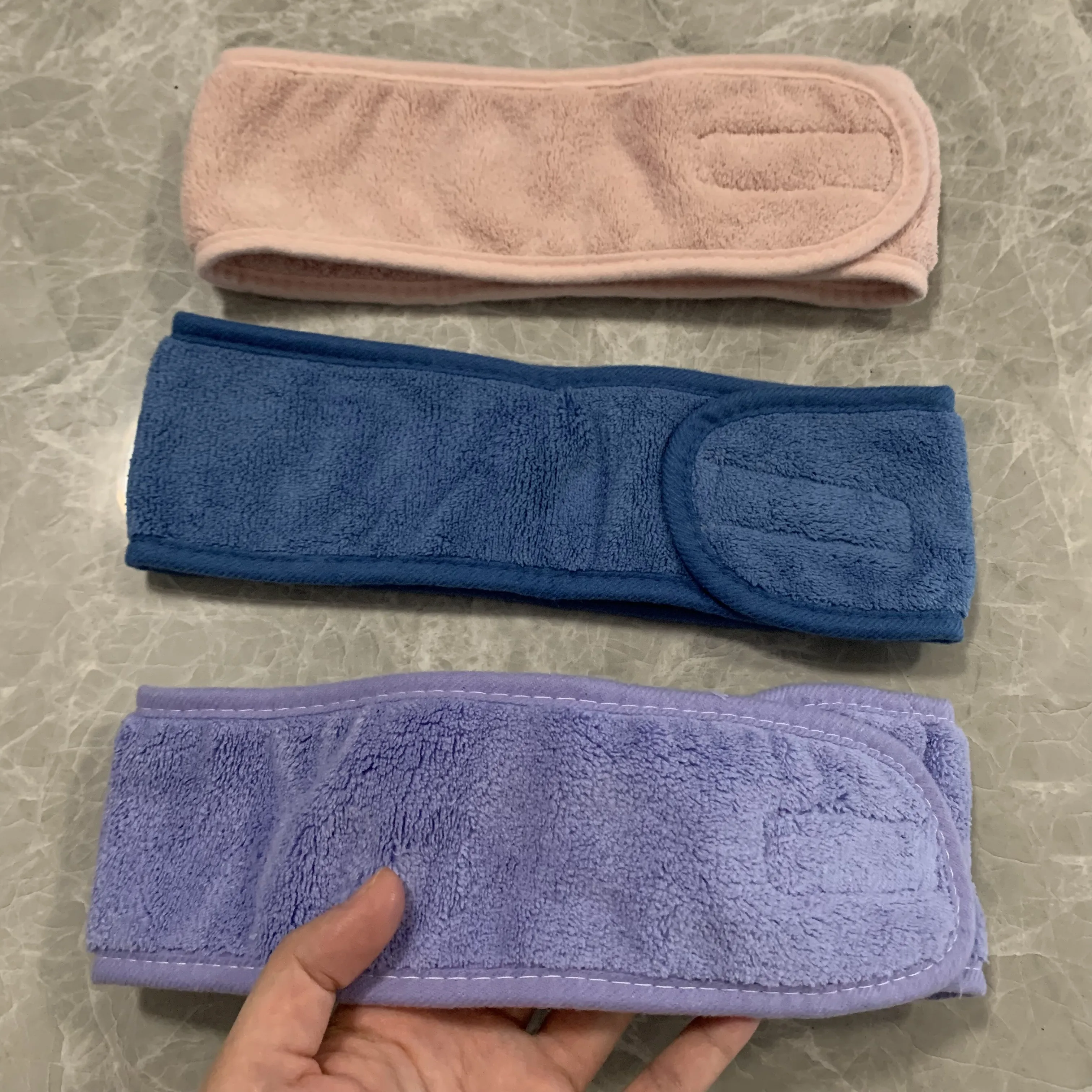 Headbands for Washing Face Non-slip Make-up Headwraps Adjustable Hair Bands Fits All Head Sizes Perfect for Sports, Yoga, Bath