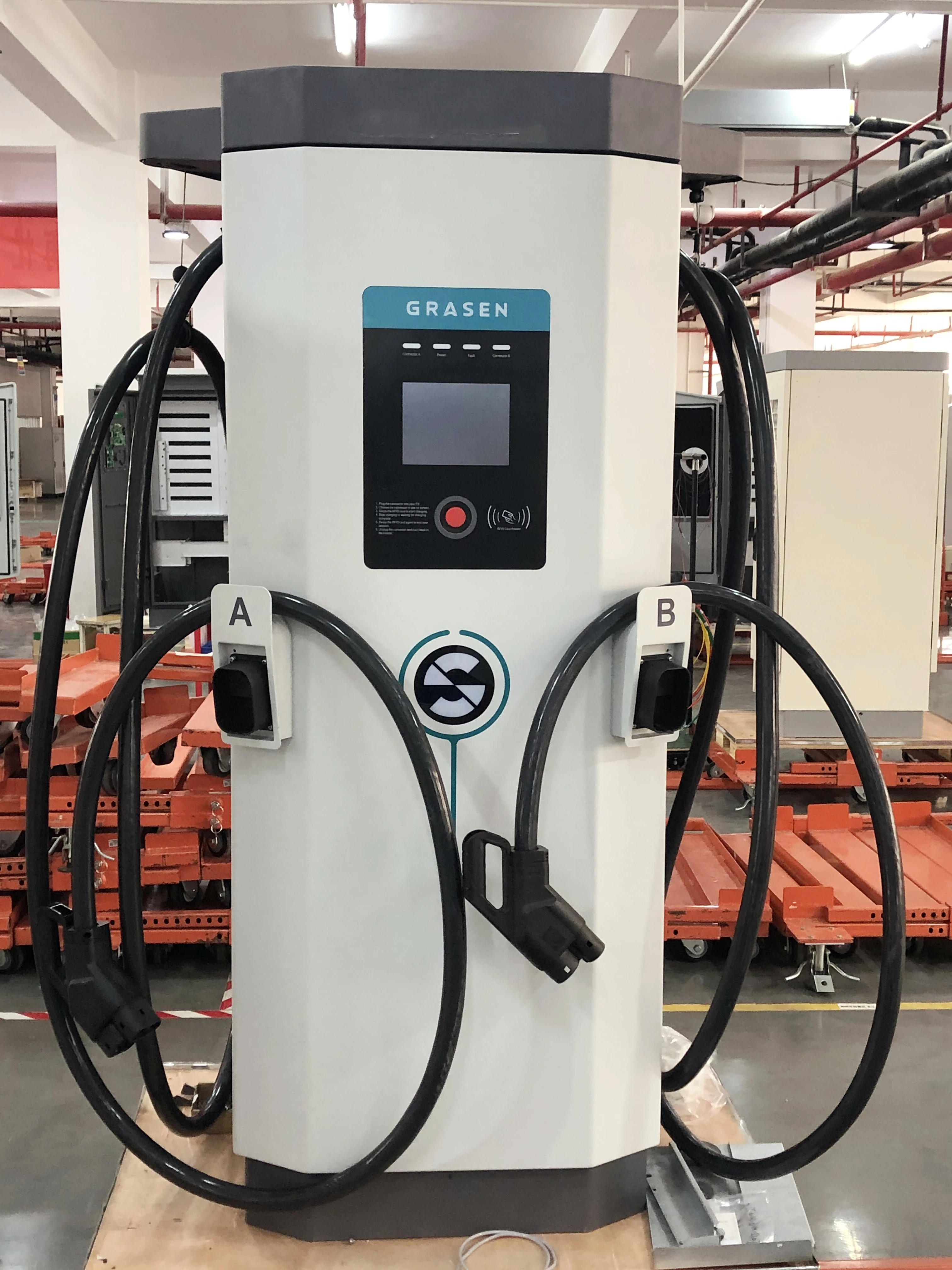  Китайская Заводская поставка высокомощное быстрое 4G Ethernet OCPP CCS CHAdeMO EVSE 120 кВт EV DC зарядное устройство электрическая Автомобильная зарядная