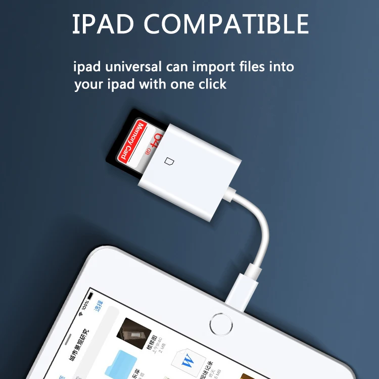 2021 SD Card Reader Mobile Card Reader Adapter Camera SD Card Reader USB OTG Adapter Cable and Mobile Phone Adapter