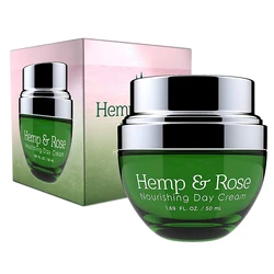 Natural Hemp Rose Rejuvenating Dark Spots Anti Aging Nourishing Moisturizing Face Cream