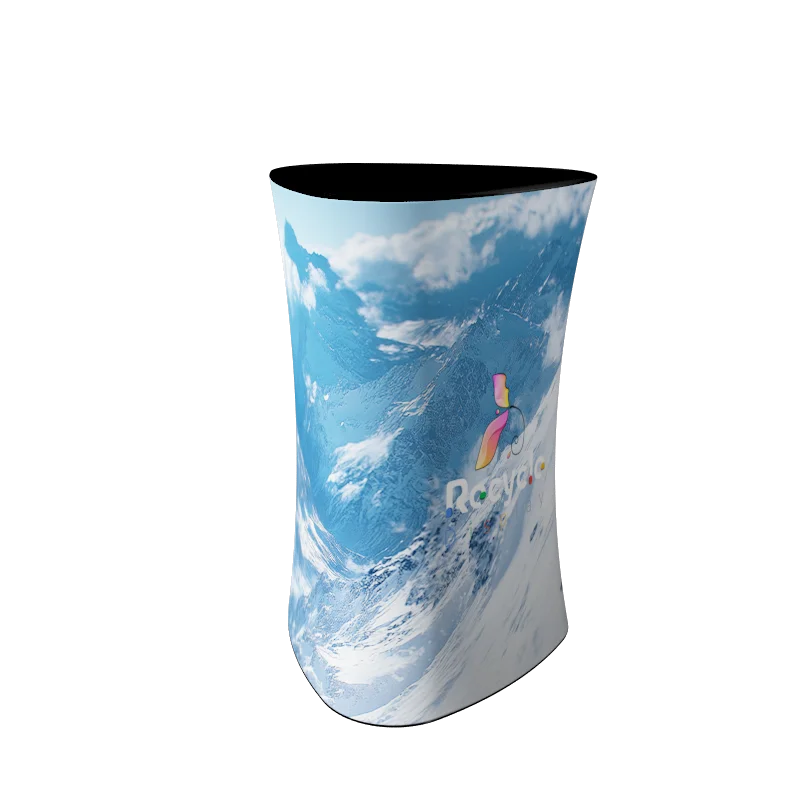 portable promotion Counter advertising stand booth table display trade show booth Triangle fabric counter