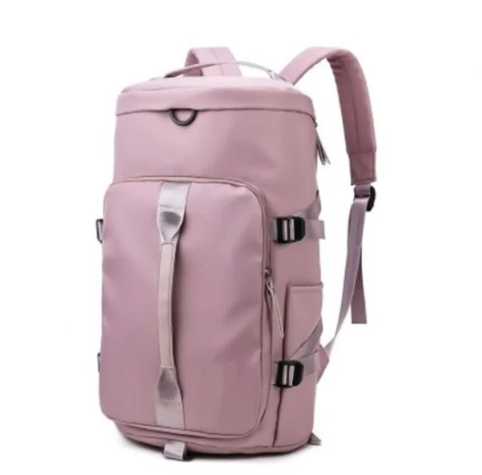 New Design Three Back Method Pink and Green Two-color Swimming Fitness Yoga Travel Bag