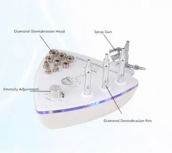 diamond tip microdermabrasion suction blackhead remover machine oxygen jet skin moisturizing microdermabrasion machine portable