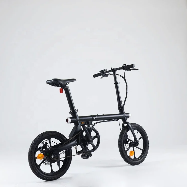 Qicycle the most 16 inch lightest electric folding bike for adults with pedal
