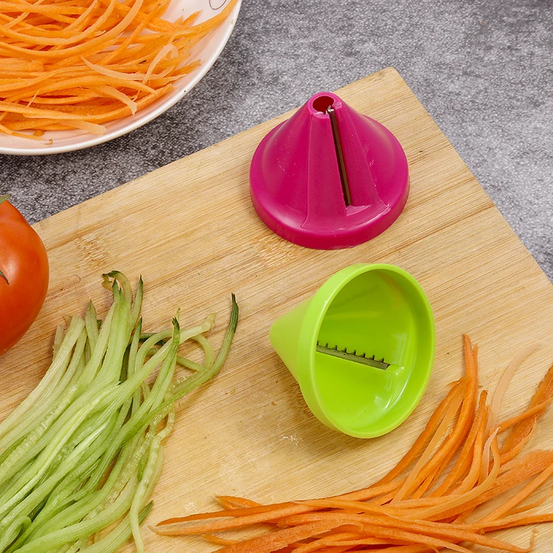 Vegetable Fruit Slicer Stainless Steel Potato Cutting Spiral Slicer Carrot Shred Device Cook Salad  Radish Cutter Kitchen Tools