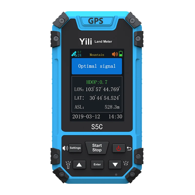 Handheld GPS Land Meter GPS Survey Equipment Land Area Length Measuring Instrument