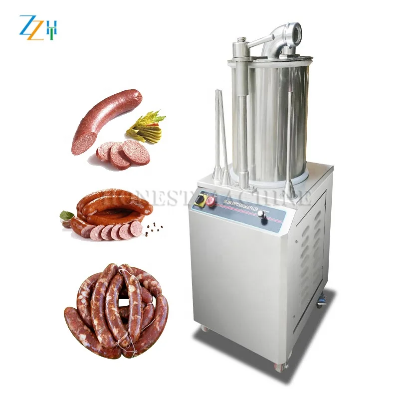 Industrial Sausage Process / Sausage Making Machine Home Use / Hydraulic Sausage Stuffer