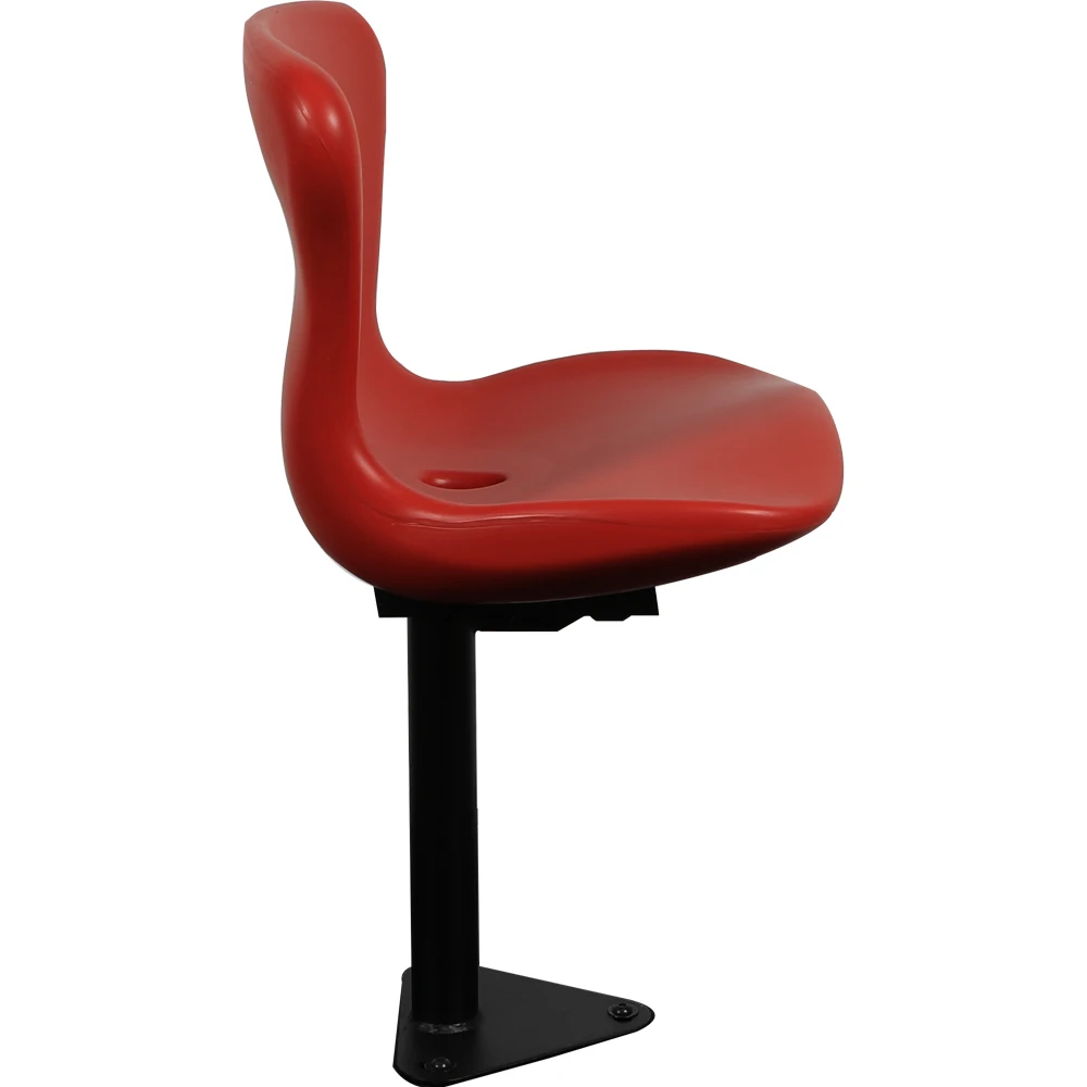 Factory price red plastic bucket stadium chair sport seat for gym
