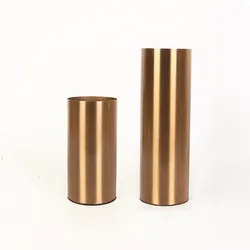 Luxury Indoor Tall Golden Metal Flower Vases/ Large Steel pot big golden & Planter for Home Decor