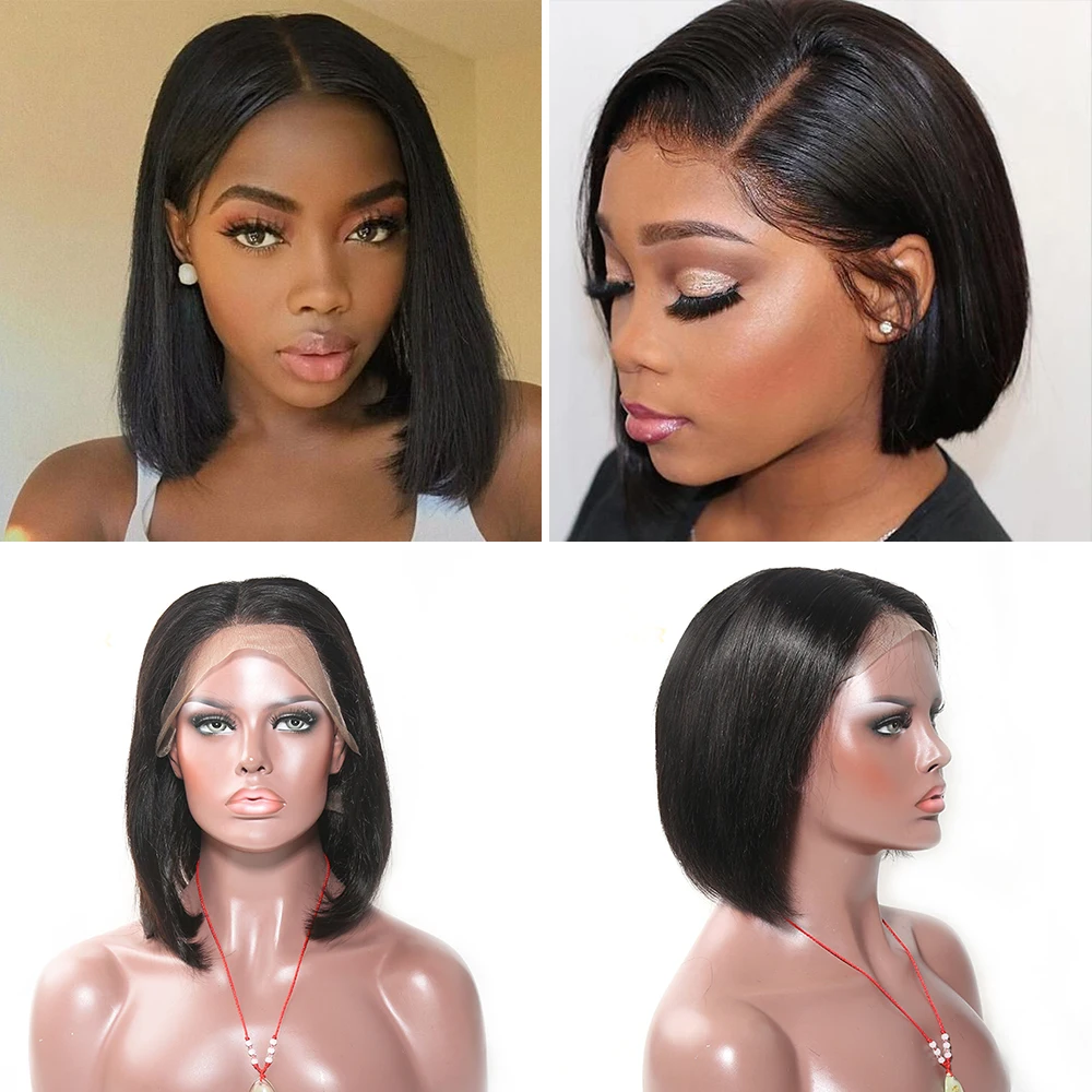 
JP Wholesale Brazilian Human Hair Front Lace Bob Wig,Cheap 100% Remy Virgin Hair Front Lace Bob Wig For Black Women 