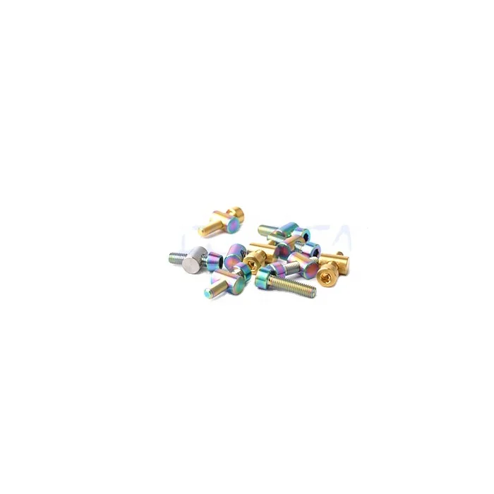 Titanium alloy gr5 titanium bolts bike accessory spacer washer with anodized color