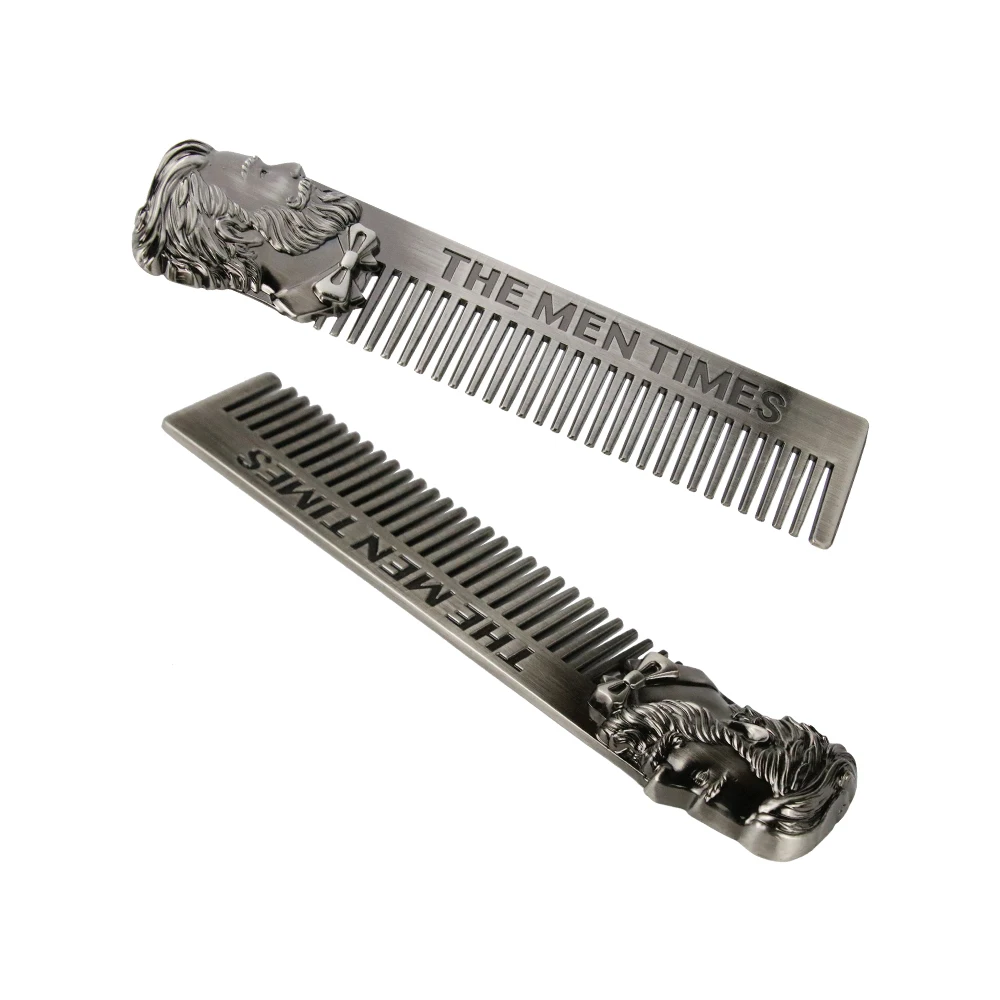 Barber Shop Hairdressing Tool Wooden Beard Brush and Comb Set